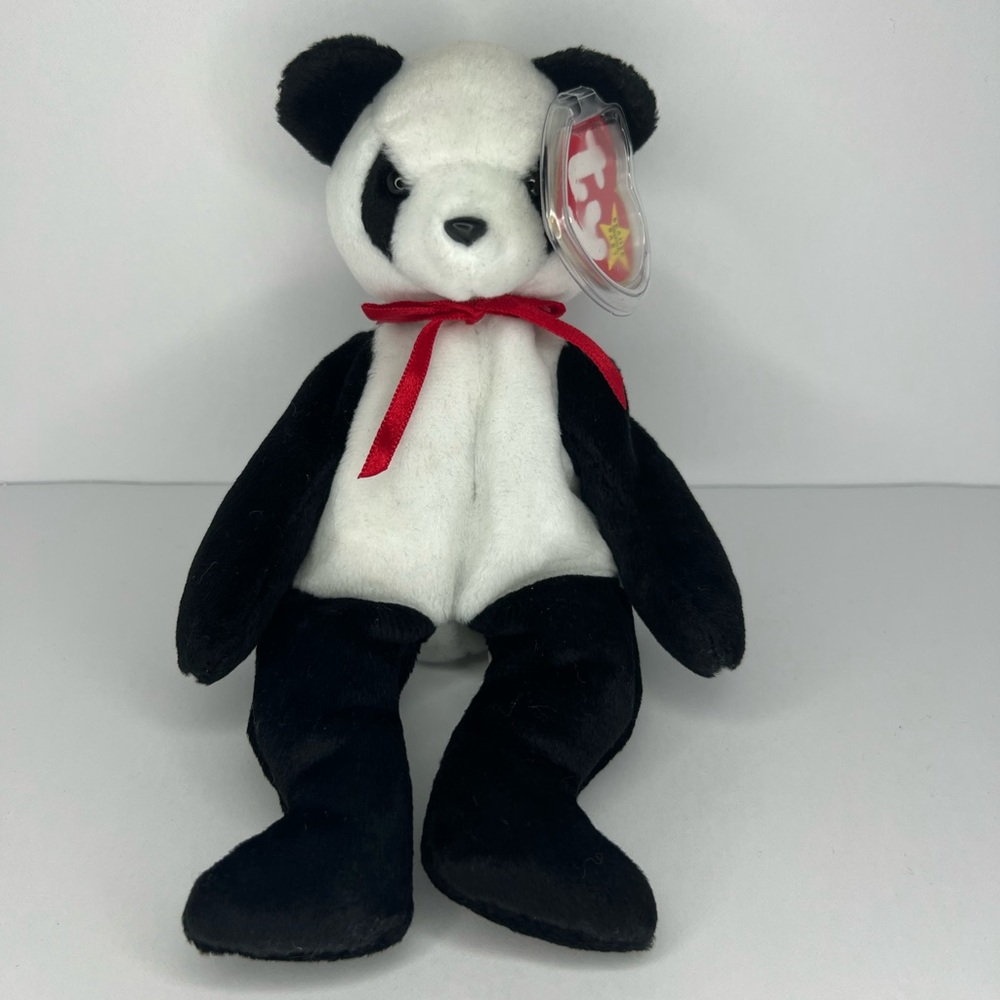 Ty Beanie Babies Fortune Panda Bear